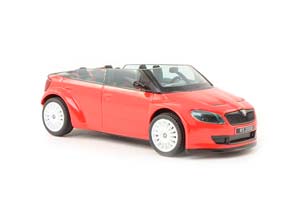 SKODA FABIA RS2000 CONCEPT CAR 2011 КРАСНЫЙ