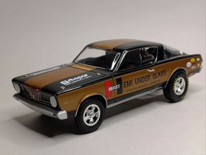 PLYMOUTH CUDA BARRACUDA 1966 (HIGHWAY 61) 1:18