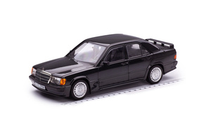 MERCEDES-BENZ 190E 2.3-16 (W201) 1984 BLACK METALLIC / МЕРСЕДЕС 190 ЧЕРНЫЙ