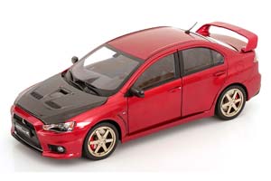 MITSUBISHI LANCER EVO X RED METALLIC / CARBON / МИЦУБИСИ ЛАНСЕР ЭВО КС КРАСНЫЙ МЕТАЛЛИК КАРБОН
