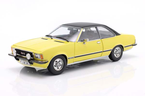 OPEL COMMODORE B GS/E COUPE 1975 YELLOW FLATBLACK