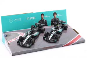 MERCEDES-AMG F1 TEAM 2-PACK SET 2024 HAMILTON/RUSSELL НАБОР ИЗ 2-Х МОДЕЛЕЙ