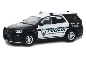 DODGE DURANGO POLICIA MUNICIPAL DE SAN JUAN, PUERTO RICO 2018 (ДЛИНА МОДЕЛИ 6-10 СМ)