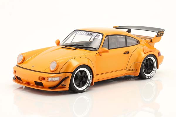 PORSCHE 911 964 RWB RAUH WELT HIBIKI 2016 ORANGE / ПОРШЕ 911 964 RWB РАУХ ВЕЛЬТ ХИБИКИ 2016 ОРАНЖЕВЫЙ