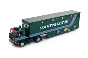 VOLVO F88 RACE TRANSPORTER C ПОЛУПРИЦЕПОМ MARTINI LOTUS TEAM F1 1979 / VOLVO F88 ГОНОЧНЫЙ ТРАНСПОРТЕР C ПОЛУПРИЦЕПОМ MARTINI LOTUS TEAM F1 1979