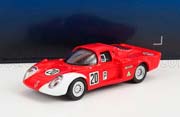 ALFA ROMEO 33.2 #20 24H DAYTONA 1968 U.SCHUTZ - N.VACCARELLA КРАСНЫЙ С БЕЛЫМ