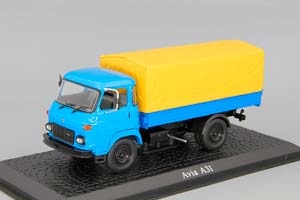AVIA A31, СЕРИЯ ГРУЗОВИКОВ ОТ ATLAS VERLAG, BLUE / YELLOW