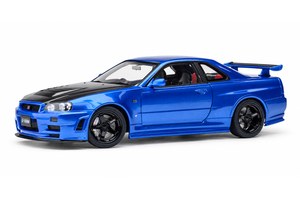 NISSAN SKYLINE GT-R (R34) Z-TUNE BLUE METALLIC CARBON