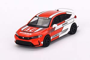 HONDA CIVIC TYPE R PACE CAR 2023 RED (ДЛИНА МОДЕЛИ 6-10 СМ)