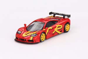 MCLAREN F1 GTR PRESENTATION 1996 RED (ДЛИНА МОДЕЛИ 6-10 СМ)
