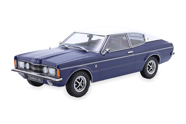FORD TAUNUS GXL COUPE 1971 DARKBLUE WHITE