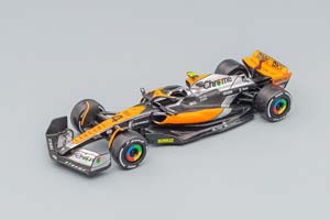 MCLAREN F1 MCL60 TEAM MCLAREN №4 2ND BRITISH GP 2023 LANDO NORRIS, ORANGE BLACK BLUE