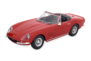 FERRARI 275 GTB/4 NART SPYDER WITH SPOKE RIMS 1967 RED LIMITED EDITION 1000 PCS