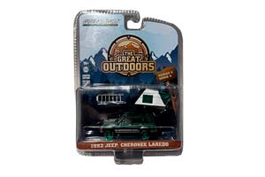JEEP CHEROKEE LAREDO 4Х4 С ПАЛАТКОЙ 1992 HUNTER GREEN METALLIC (GREENLIGHT!!!)