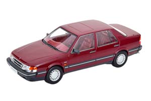 SAAB 9000 CD 1990 DARK RED
