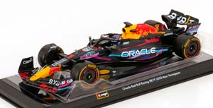 RED BULL F1 RB19 TEAM ORACLE RED BULL RACING №1 WORLD CHAMPION WINNER MIAMI GP 2023 MAX VERSTAPPEN - WITH PILOT AND SHOWCASE, MATT BLUE