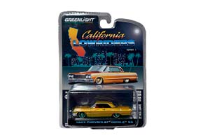 CHEVROLET IMPALA SS 1963 GOLD METALLIC/RED SOLID (GREENLIGHT!!!)
