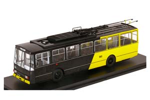 SKODA 14TR POTSDAM 1981 BLACK/YELLOW / ШКОДА ТРОЛЛЕЙБУС
