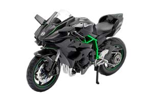 KAWASAKI NINJA H2R BLACK/DARK GREY/GREEN / КАВАСАКИ НИНДЗЯ ЭЙЧ2ЭР