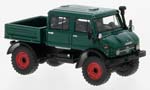 MERCEDES-BENZ UNIMOG U416 DOKA 1977, DARK GREEN (ДЛИНА МОДЕЛИ 3-5 СМ)