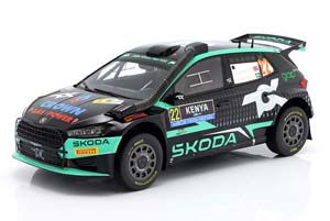 SKODA FABIA RS RALLY2 #22 "TOKSPORT WRT" GREENSMITH/ANDERSSON 6 МЕСТО SAFARI RALLY 2024