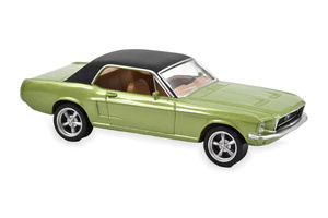FORD MUSTANG COUPE 1968 GREEN METALLIC