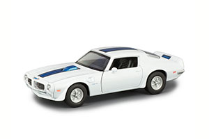 PONTIAC FIREBIRD TRANS AM 1972 WHITE WITH BLUE STRIPES