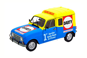 RENAULT 4 F4 DARTY 1988 BLUE YELLOW RED