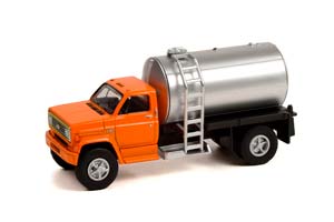 CHEVROLET C-60 ЦИСТЕРНА УДОБРЕНИЯ ORANGE/SILVER 1982 (ДЛИНА МОДЕЛИ 6-10 СМ)