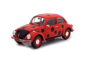 VW VOLKSWAGEN KAFER 1303 MARIENKAEFER RED/BLACK