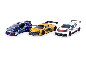 FORD LOT FIESTA - CITROEN C-ELYSEE - RS 01 НАБОР ИЗ 3-Х МОДЕЛЕЙ (ДЛИНА МОДЕЛИ 10-11 СМ)