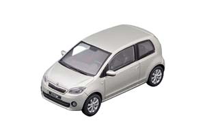 SKODA CITIGO 3D 2012 SILVER LEAF METALLIC / SKODA CITIGO 3D 2012 СЕРЕБРИСТЫЙ ЛИСТ МЕТАЛЛИК