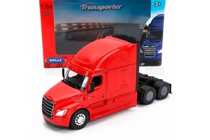 FREIGHTLINER CASCADIA TRACTOR TRUCK 3-ASSI (2015), RED (ДЛИНА МОДЕЛИ 6-10 СМ)