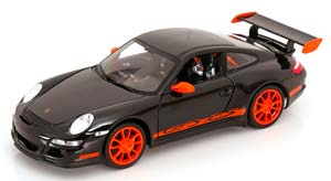 PORSCHE 911 (997) GT3 RS 2007 BLACK ORANGE