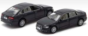 AUDI A6 2009 ЧЕРНЫЙ (ДЛИНА МОДЕЛИ 6-10 СМ)