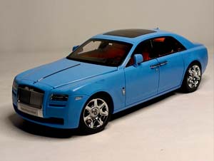 ROLLS-ROYCE GHOST 1:18 LIGHT BLUE KYOSHO