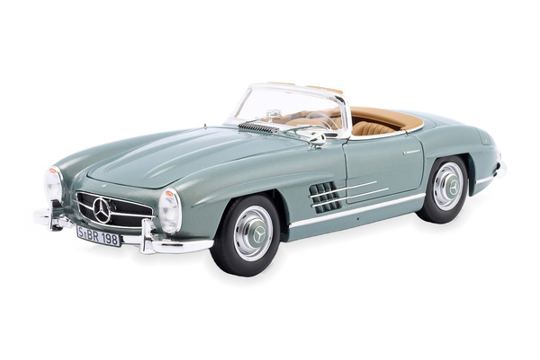 MERCEDES W198II 300 SL ROADSTER 1957-1963 LIGHT GREEN METALLIC / МЕРСЕДЕС РОДСТЕР ЗЕЛЕНЫЙ