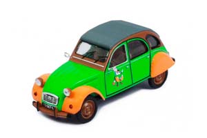 CITROEN 2 CV DEUCHIE 1978 GREEN/ORANGE