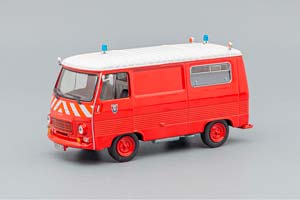 PEUGEOT J7 VSAB - VOITURE DE SECOURS AUX ASPHYXIÉS ET BLESSÉS (RHÔNE) ИЗ СЕРИИ SAPEURS-POMPIERS