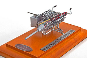 MASERATI TIPO 61 BIRDCAGE ENGINE WITH SHOW CASE 1960