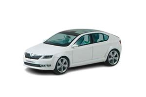 SKODA VISION D CONCEPT CAR BILA WHITE / КОНЦЕПТ-КАР SKODA VISION D БЕЛАЯ БЕЛАЯ
