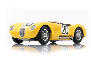 JAGUAR C-TYPE 1953 YELLOW 24H FRANCE JAGUAR RACING TEAM #20 ROGER LAURENT/CHARLES DE TORNACO LIMITED EDITION 1000 PCS.