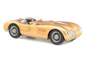 JAGUAR C-TYPE 1952 GOLDEN SPECIAL EDITION TECHNO CLASSICA 2020 LIMITED EDITION 300 PCS.