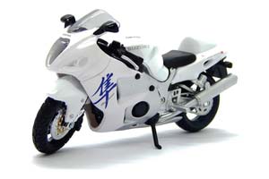 SUZUKI GSX 1300R / СУЗУКИ ГСИКС БЕЛЫЙ (11.9 СМ)