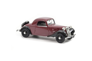 CITROEN TRACTION 7C FAUX CABRIOLET 1937 DARK RED/BLACK