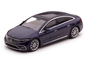 MERCEDES-BENZ EQS V297 2022 СИНИЙ МЕТАЛЛИК (ДЛИНА МОДЕЛИ 6-10 СМ)