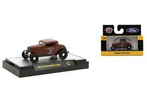 FORD THREE WINDOW COUPE (1932), BROWN (ДЛИНА МОДЕЛИ 6-10 СМ)