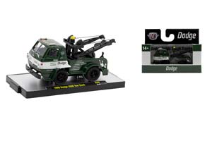 DODGE L600 TOW TRUCK (1966) DARK GREEN/WHITE (ДЛИНА МОДЕЛИ 6-10 СМ)