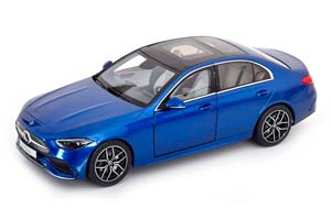 MERCEDES W206 C-CLASS 2024 BLUE METALLIC / МЕРСЕДЕС Ц-КЛАСС СИНИЙ
