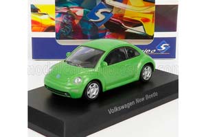 VW VOLKSWAGEN NEW BEETLE (1999), GREEN MET (ДЛИНА МОДЕЛИ 6-10 СМ)